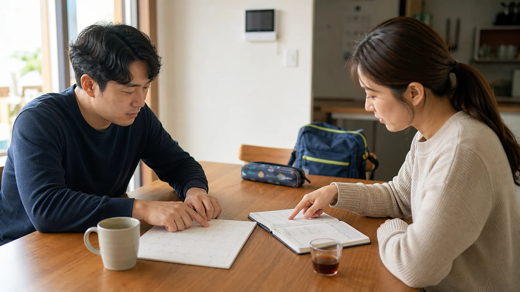 양육권 소송 기간 자료 정리 장면