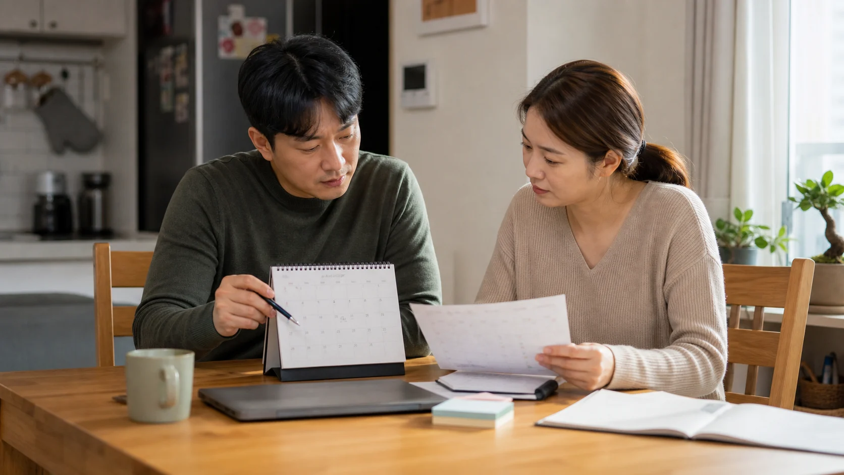 비혼 부모 양육권 자료 정리 장면