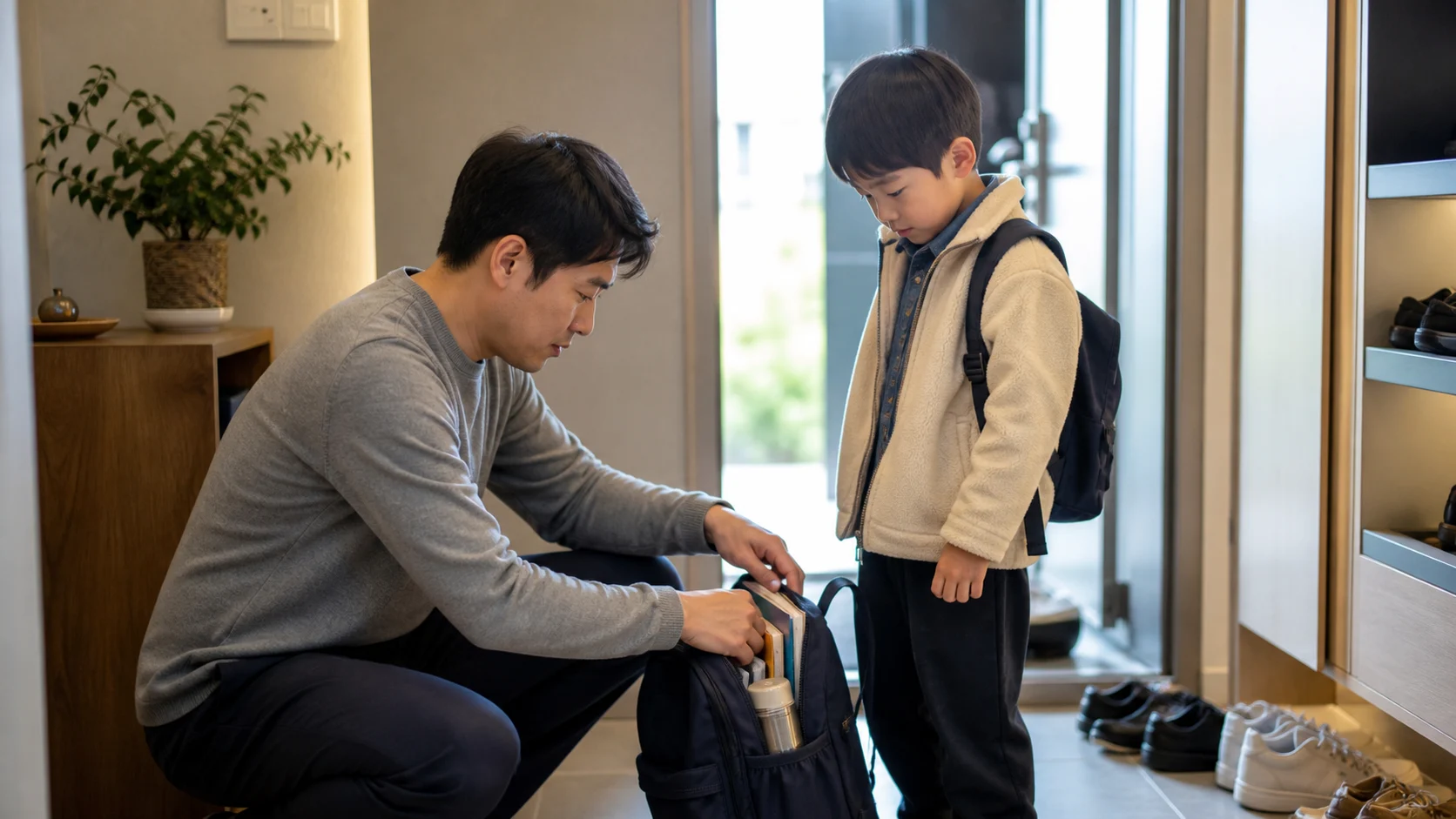 양육권 소송 생활 계획 정리 장면